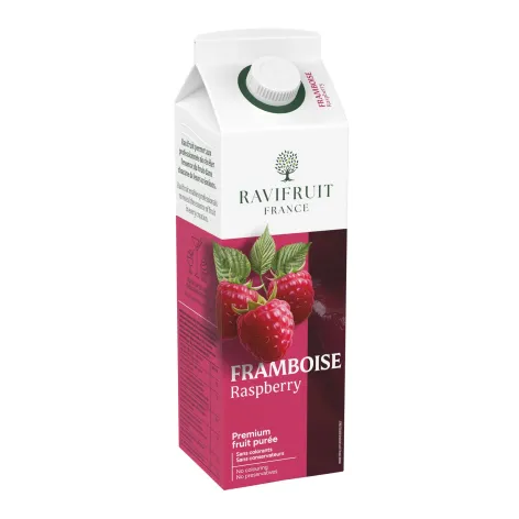 Ravifruit Raspberry Puree - 1kg carton